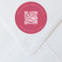 Site de casamento Detalhes do código QR rsvp magen