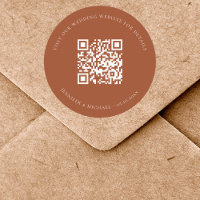 Site de casamento Detalhes do código QR rsvp queim