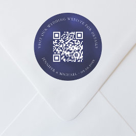 Adesivo Site de casamento Informações sobre QR detalhes rs