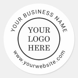 Adesivo Site do Nome Personalizado da Empresa Moderna