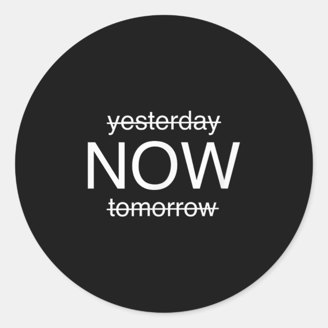 Adesivo Sitive Mindset – Live In The Moment Motivational D (Frente)