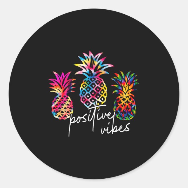 Adesivo Sitive Vibe Ne Transfer Day Infertility Ivf Tie Dy (Frente)