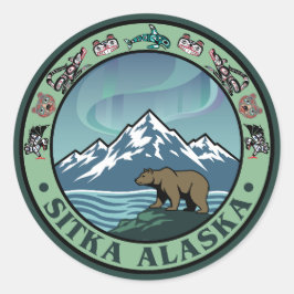 Adesivo Sitka Alasca Estados Unidos