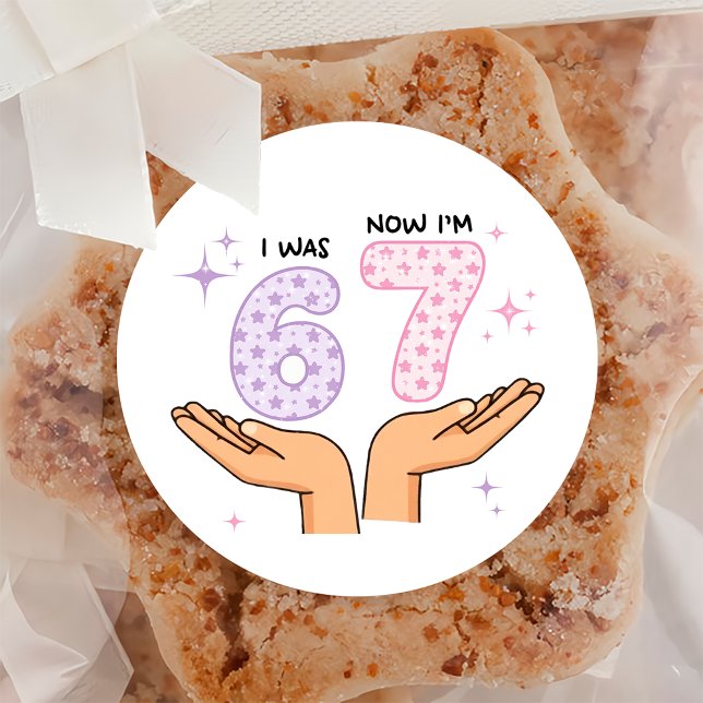 Adesivo Six Seven Birthday Sticker (Criador carregado)