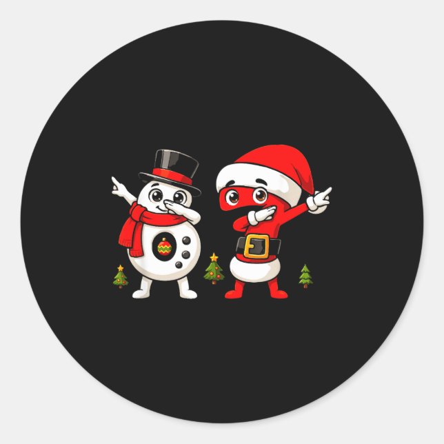 Adesivo Six Seven Dabbing Cool Meme 67 Funny Dab Number  (Frente)