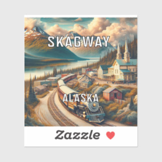 Adesivo Skagway Alaska 3 Inch Vinyl Sticker