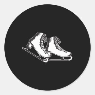 Adesivo Skate De Gelo Ilustração Na moda de Desi Esportivo