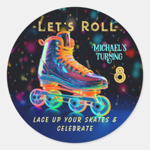 Adesivo Skate do cilindro, girando 8