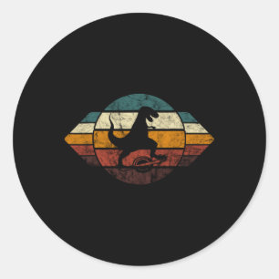 Adesivo Skate Elétrico Vintage Retro Flutuante T-rex O