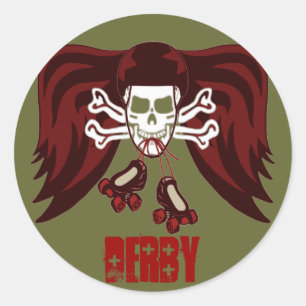 Adesivo Skate ou morra com asas de anjo