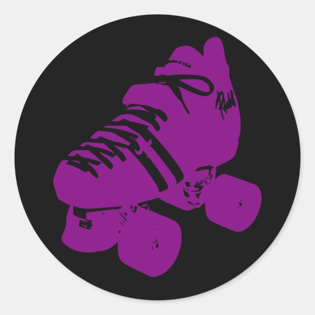 Adesivo Skate Roxo-Rolante (Frente)