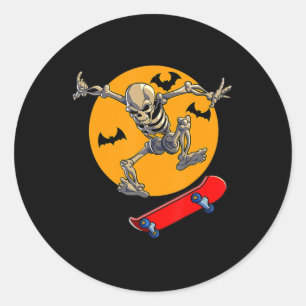 Adesivo Skate Skeleton Men Meninos Skater Skateboard