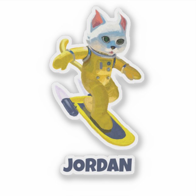 Adesivo skate voador personalizado (Frente)