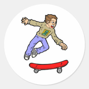 Adesivo Skateboard Air Jump Skateboard