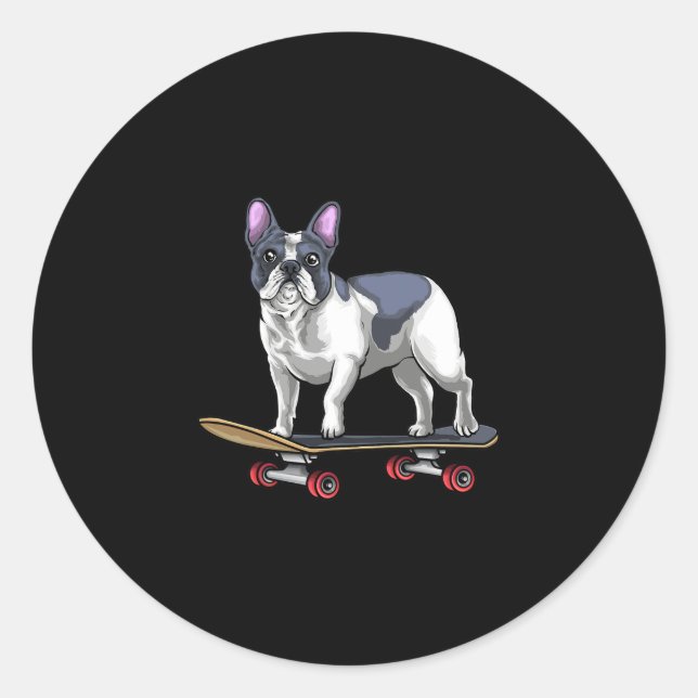 Adesivo Skateboard Bulldog (Frente)