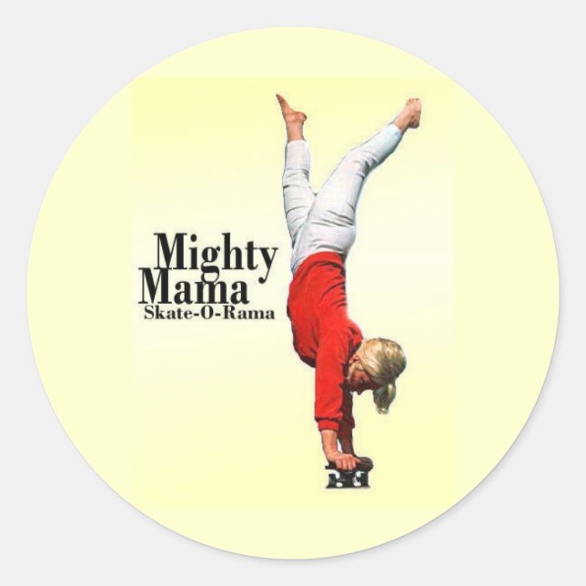 Adesivo Skateboard Mães Sticker (Frente)