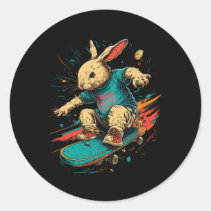 Adesivo Skateboard Para Garota Adolescente Bunny East