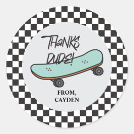 Adesivo Skateboard Vamos Chutar Aniversário Obrigado Favor