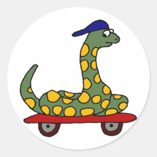 Adesivo Skateboarding do Constrictor de boa do BR