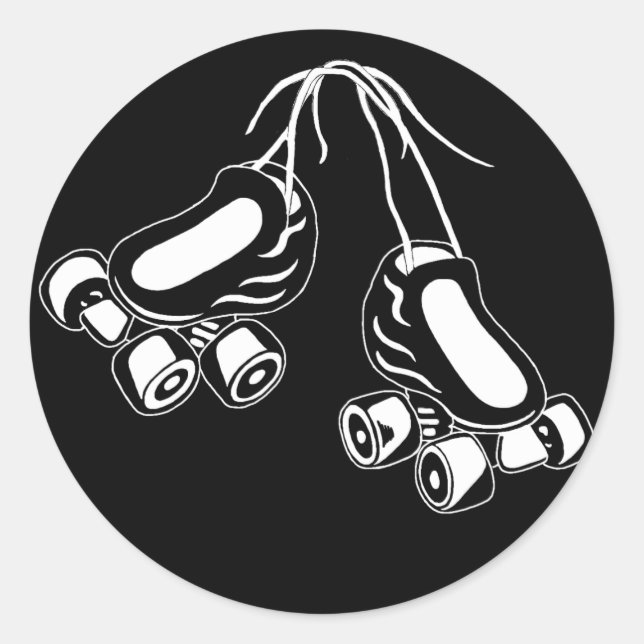 Adesivo skates brancos (Frente)