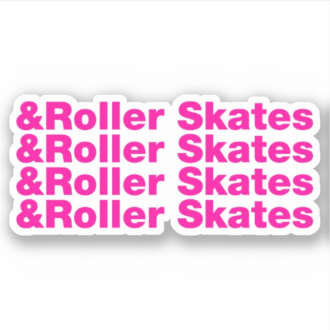 Adesivo skates do & Roller (Frente)
