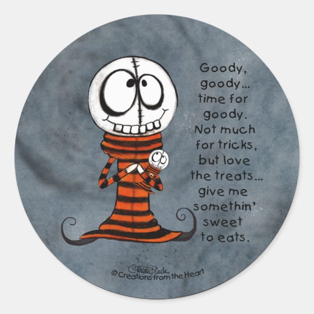 Adesivo Skeletal Head Goody (Frente)