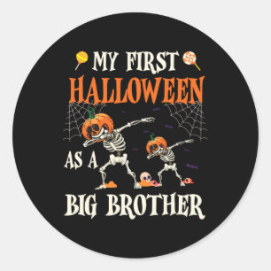 Adesivo Skeleton Dabbin Juntos Meu Primeiro Halloween Como