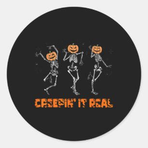 Adesivo Skeleton Dançando É Muito Engraçado No Halloween