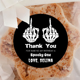 Adesivo Skeleton Halloween - Festa de aniversário Fantasma