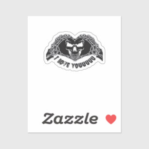 Adesivo Skeleton Hands Skull, Design Halloween Para Backgr