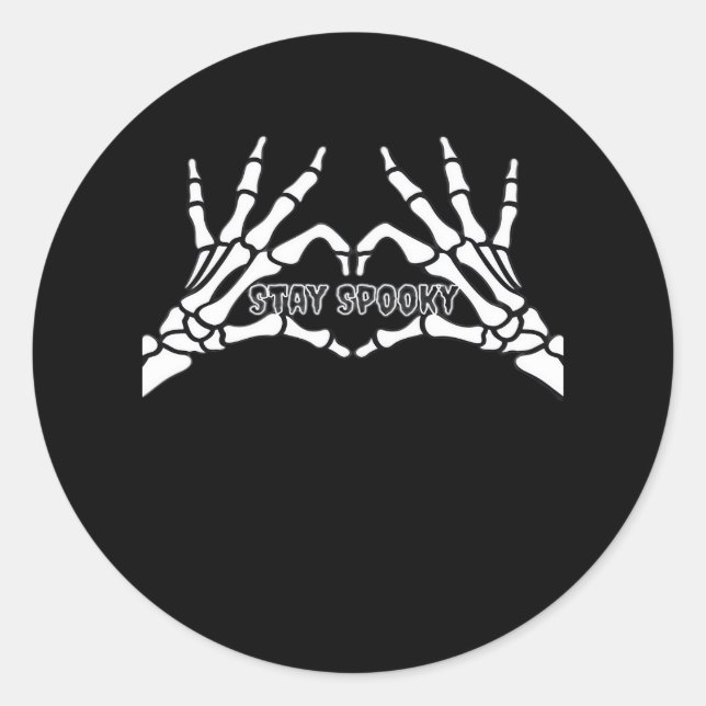 Adesivo Skeleton Heart and Mands Classic Design (Frente)