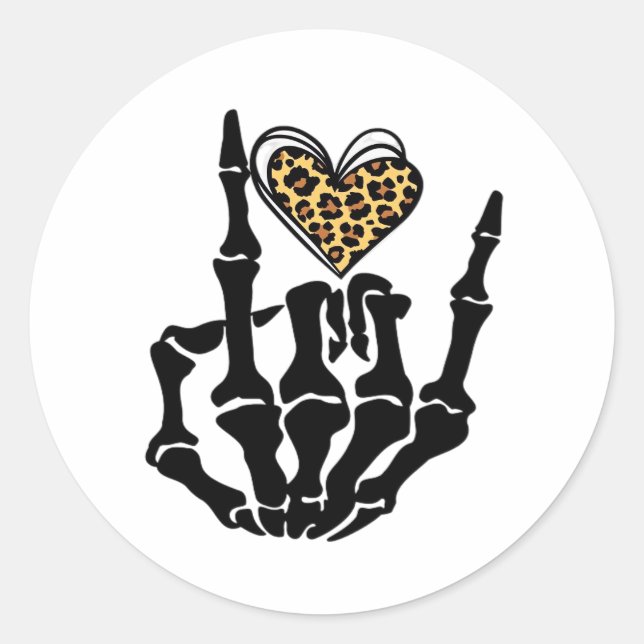 Adesivo Skeleton Heart Hands Classic (Frente)