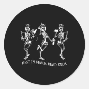 Adesivo Skeleton Peace Morto Termina Halloween De Hairstyl