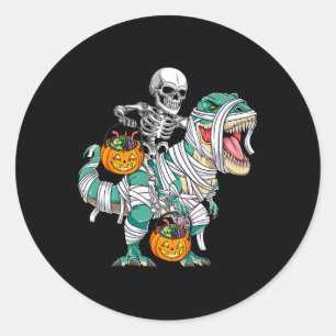 Adesivo Skeleton Riding Dinossaur T Rex Divorciando Crianç