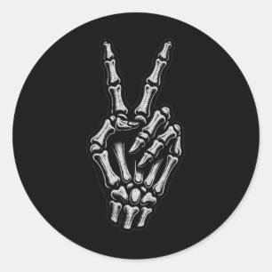 Adesivo Skeleton - Sinal de Paz 1