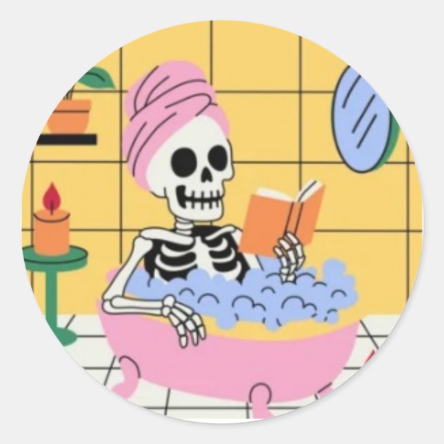 Adesivo Skeleton Sticker (Frente)