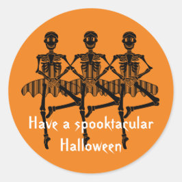 Adesivo Skeletons Dançantes Spooktacular Halloween