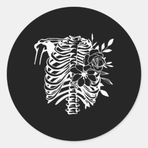 Adesivo Skeletrib Cage Flower Easy Halloween Figurume 1