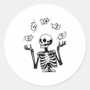 Adesivo Skelling Ghosts Dia de as Bruxas engraçado Costume