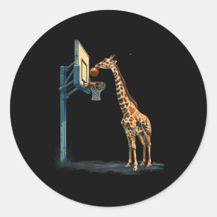 Adesivo Sketll Giraffe Slam Dunk Sketll Hoop Trabalho de a