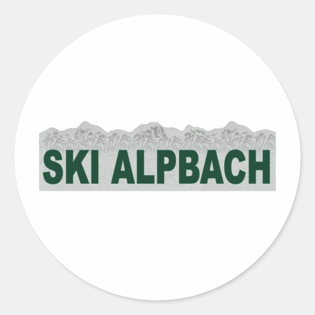 Adesivo Ski Alpbach (Frente)