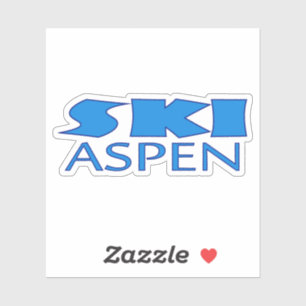 Adesivo Ski Aspen Sticker,Aspen Sticker,Colorado