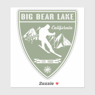 Adesivo Ski Big Bear Lake Califórnia