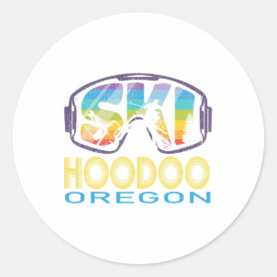 Adesivo Ski Hoodoo Oregon Férias de Esqui