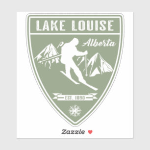 Adesivo Ski Lake Louise Alberta