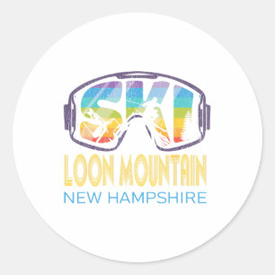 Adesivo Ski Loon Mountain New Hampshire Skiing Vacation