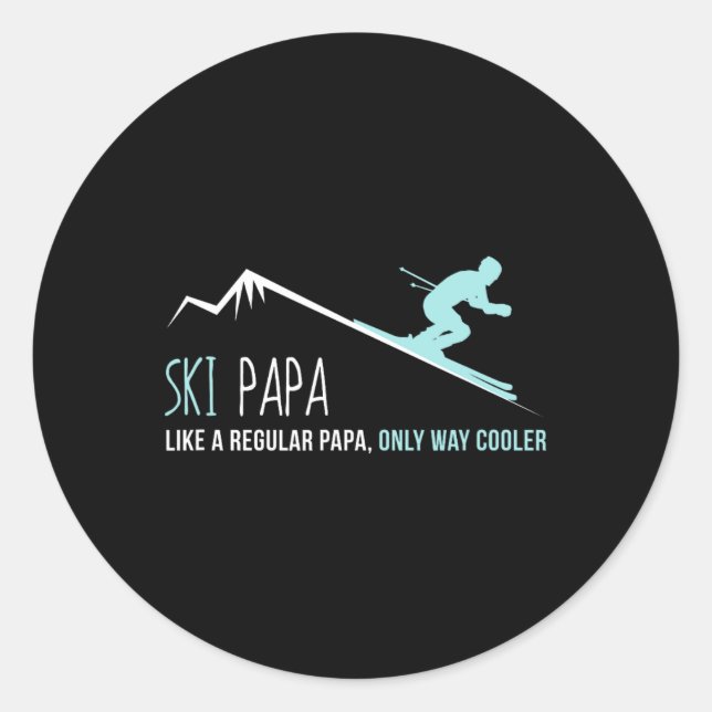 Adesivo Ski Papa (Frente)