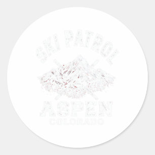 Adesivo Ski Patrol Aspen Colorado Skiing E Snowboard