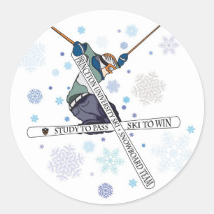Adesivo Ski Team Sticker