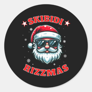 Adesivo Skibidi Rizzmas Rizz Mas Engraçado Alfa